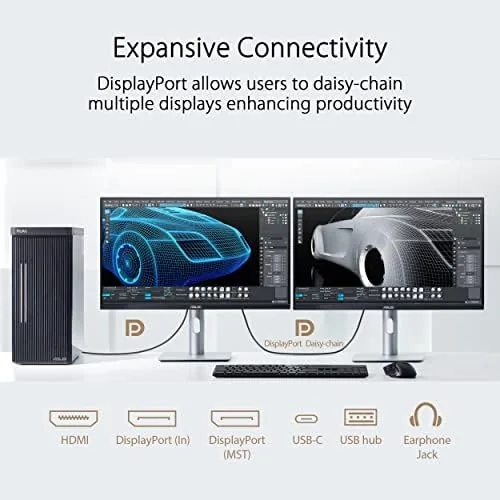 The ASUS ProArt PA329CRV 32 Inch 4K DCI-P3 USB-C Professional Monitor in real use