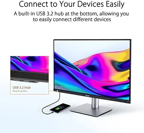 The ASUS ProArt PA329CRV 32 Inch 4K DCI-P3 USB-C Professional Monitor compared in context