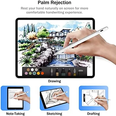 Another view of the Stylus Pen for iPad 2026-2018 with Faster Charge,Tilt Sensor Pencil