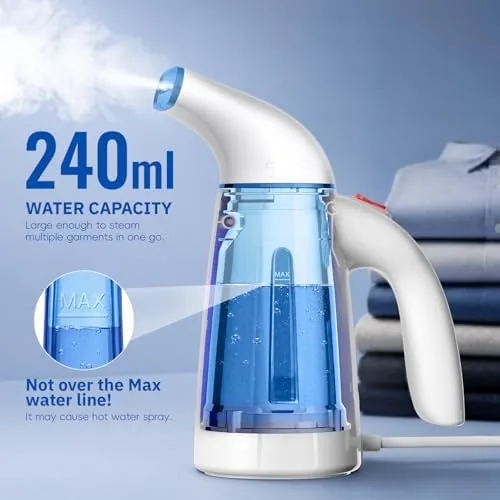 The OGHom Steamer for Clothes, Handheld Clothing Steamer for Garment, 240ml compared in context