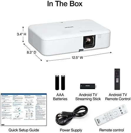 Detail shot of the Epson EpiqVision Flex CO-FH02 Full HD 1080p Smart Streaming Projector features
