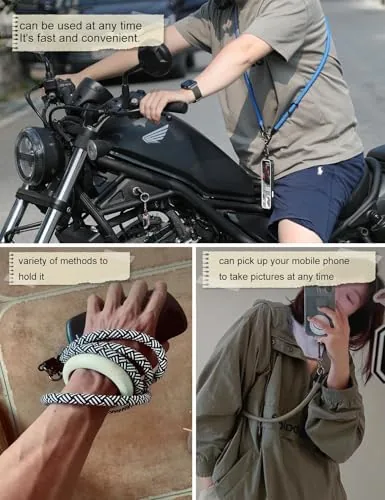 Another view of the Cell Phone Lanyard ×1, Tether Tab ×2, Universal Adjustable Phone