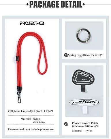 Testing the Cell Phone Lanyard ×1, Tether Tab ×2, Universal Adjustable Phone over two weeks