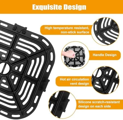 The Air Fryer Grill Pan for COSORI Square Air Fryer Pro in real use