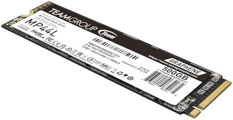 Close look at the TEAMGROUP MP44L 500GB SLC Cache NVMe 1.4 PCIe Gen 4x4 build quality