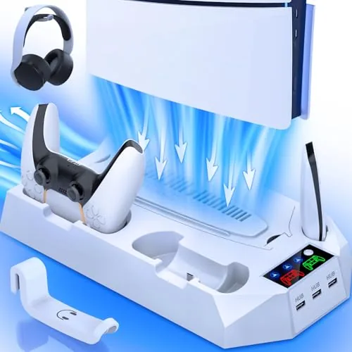 PS5 Cooling Station Review: A Stand, Fan, and Controller Dock in One