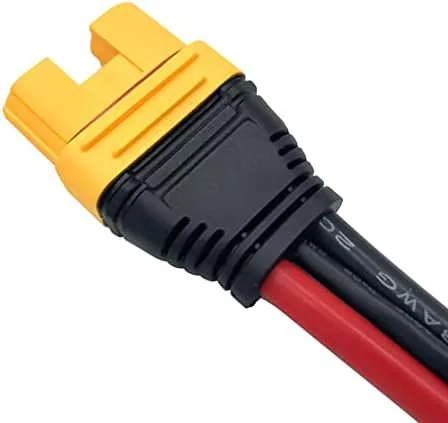 The AS150U 70A Copper Plated Male/Female Plug Connector Resistance Adapter Cable in real use