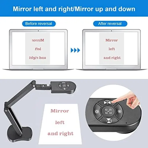 The 4K USB Document Camera for Teacher, 8MP Webcam & Visualiser in real use