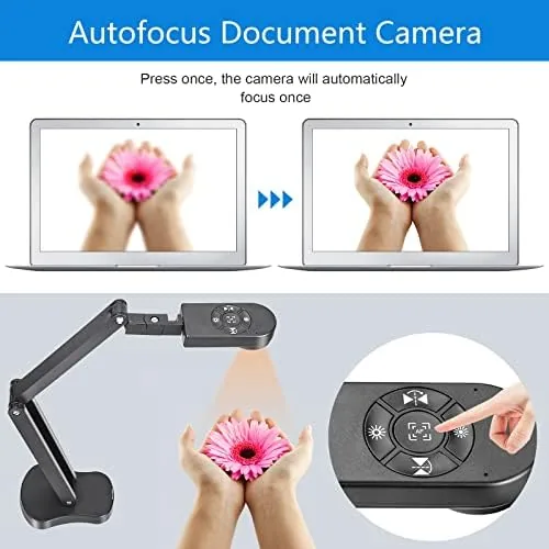 Another view of the 4K USB Document Camera for Teacher, 8MP Webcam & Visualiser