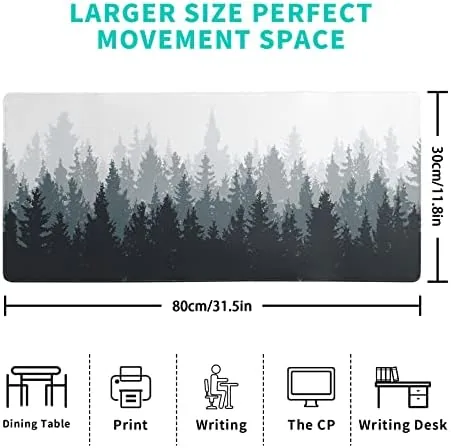 Close look at the Desk Mat,Large Mouse Pad 31.5x11.8 Inch XL Extended Gaming Mouse build quality