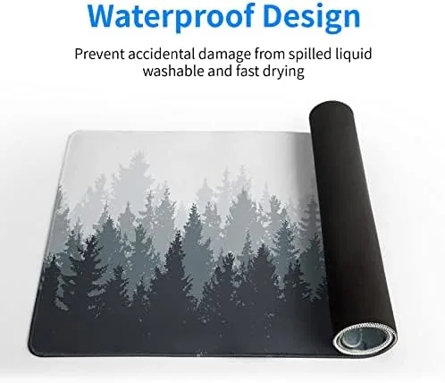The Desk Mat,Large Mouse Pad 31.5x11.8 Inch XL Extended Gaming Mouse in real use