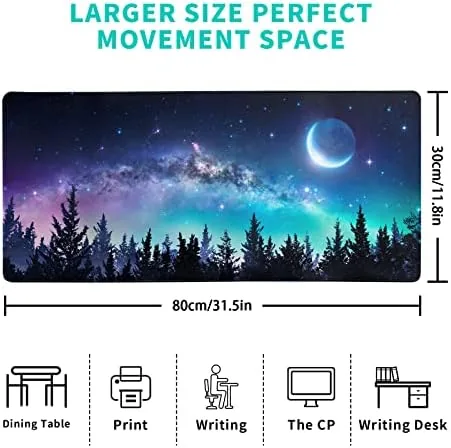 Close look at the Extended Gaming Mouse Pad, XL Large Keyboard Mouse Mat Desk build quality