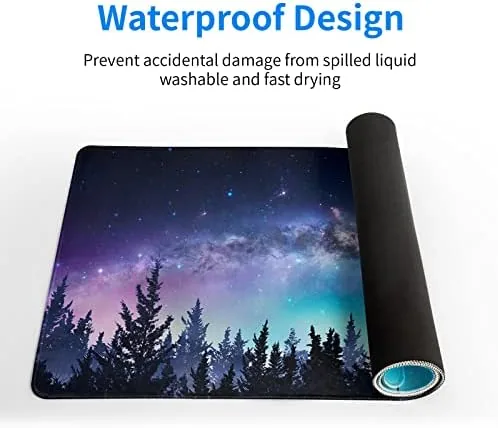 The Extended Gaming Mouse Pad, XL Large Keyboard Mouse Mat Desk in real use