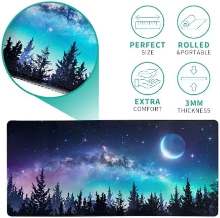 Another view of the Extended Gaming Mouse Pad, XL Large Keyboard Mouse Mat Desk