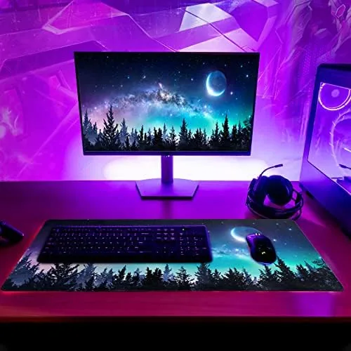 The Extended Gaming Mouse Pad, XL Large Keyboard Mouse Mat Desk compared in context