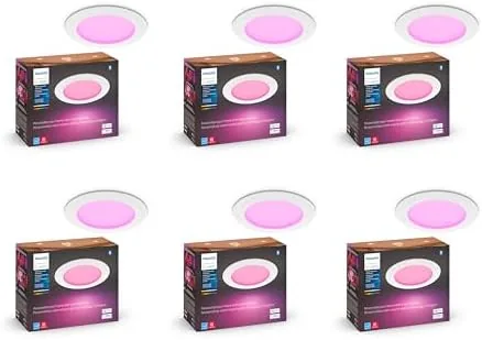 Overview of the Philips Hue Smart Slim 6-Inch LED Recessed Light - White