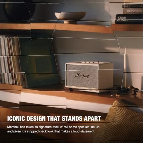 Another view of the Marshall Acton III Bluetooth Home Speaker - Loud Stereo Sound