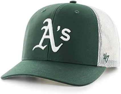 The 47 MLB trucker snapback hat shown from the front with the team logo