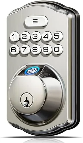 Veise KS02A Fingerprint Door Lock Review: Keyless Entry That You Can Trust