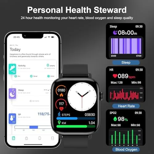 The Smart Watch for Men - 1.90" HD Touch Screen Smartwatch in real use
