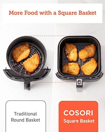 The COSORI Pro Gen 2 Air Fryer 5.8QT, Upgraded Version with in real use