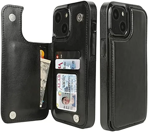 uCOLOR for iPhone 13/14 Wallet Case with Card Holder Black | PU Leather RFID Review: Tested and Rated