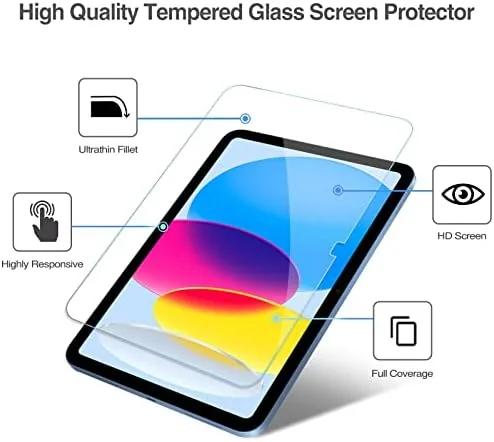 Cleaning the iPad screen with the included cloth before installation