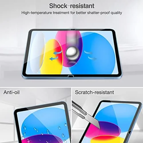 Tempered glass protector compared side by side with a plastic film