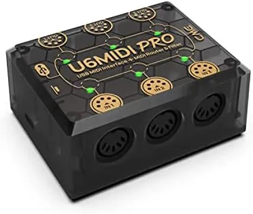 CME U6MIDI Pro 3-in-3-out MIDI Interface | Router, Filter, Mapper, Plug-and-play USB MIDI for Review: Tested and Rated