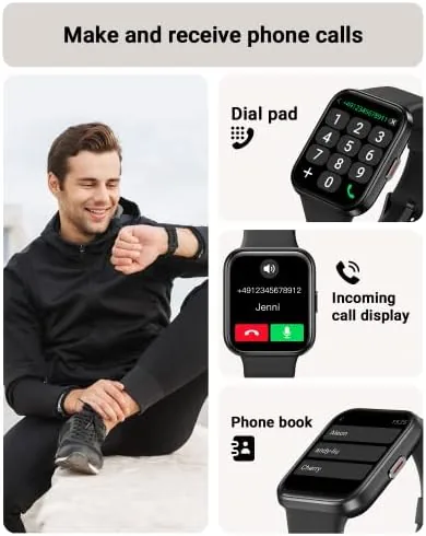 Wrist showing the Alexa voice assistant screen on the watch