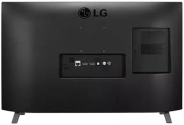 Rear of the LG panel showing the HDMI and USB ports