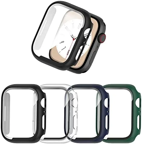 The clear case showing light scuffs after two weeks of testing