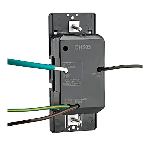 Close look at the Leviton Humidity Sensor Switch for Bathroom Exhaust Fan, Automate Ventilation build quality