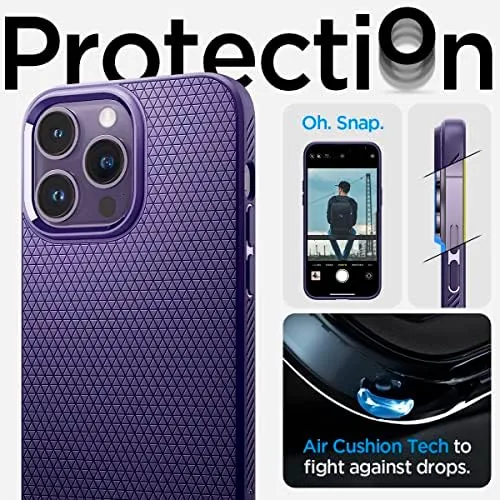 Another view of the Spigen Liquid Air Designed for iPhone 14 Pro Max Case