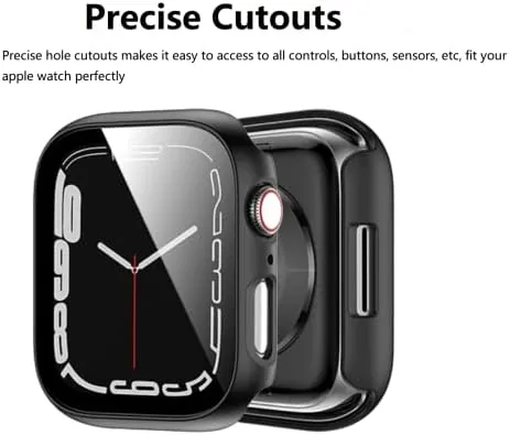 The Rontion 6 Pack Hard PC Case for Apple Watch 44mm in real use