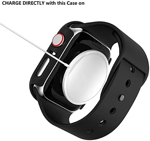 Another view of the Rontion 6 Pack Hard PC Case for Apple Watch 44mm