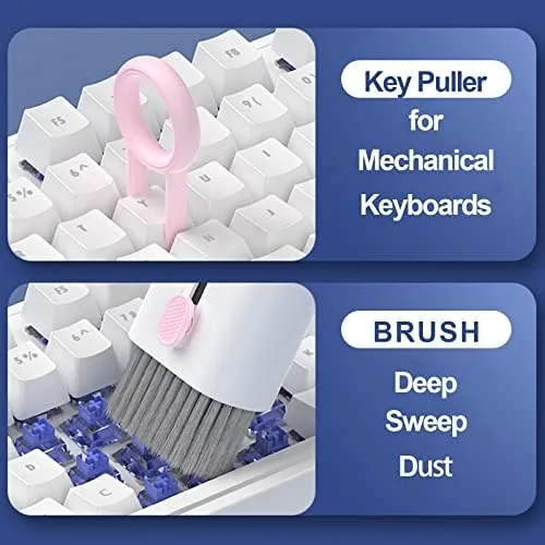 Another view of the Electronics Cleaner Kit. Keyboard Brush, Airpod Cleaning Tool, Phone Screen