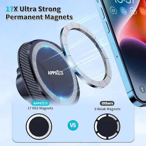 The telescopic arm extended with the phone holder rotated to landscape position