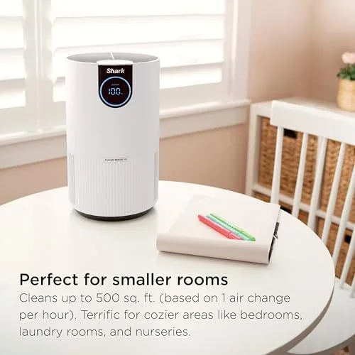 Testing the Shark Clean Sense Air Purifier with Pet Filter, HP102PET, White over two weeks