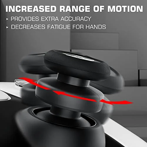 The extended thumbstick being used during a competitive multiplayer match