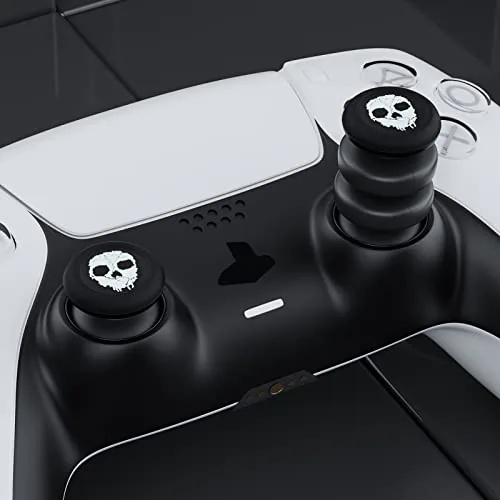 The extenders fitted on a PS4 DualShock 4 controller showing cross compatibility