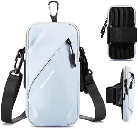 The phone holder set packed away in a bag after testing