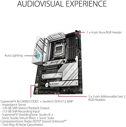 ROG Strix B650-A and TUF B650-PLUS boards compared side by side