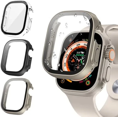 Tensea 3PCS for Apple Watch Screen Protector Case Ultra 3/2 / Ultra 49mm | Review: Tested and Rated