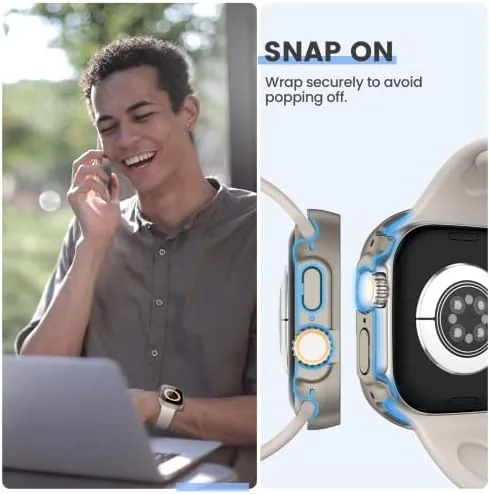 The Tensea 3PCS for Apple Watch Screen Protector Case Ultra 3/2 compared in context