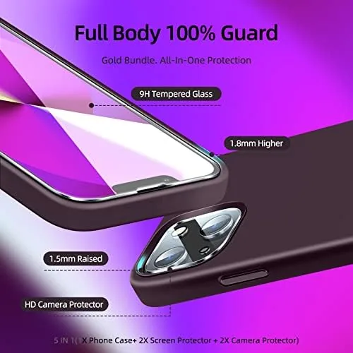Close look at the Dssairo 5 in 1 Designed for iPhone 13 Case, with build quality