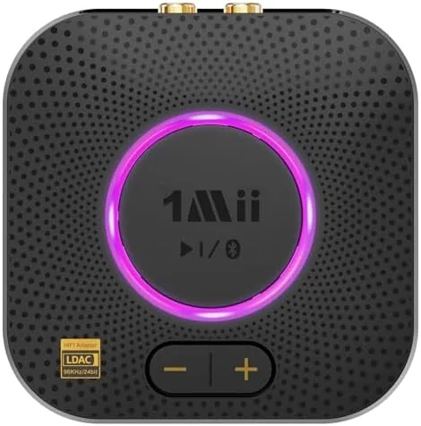 Overview of the 1Mii B06S+ LDAC Bluetooth 5.3 Receiver for Home Stereo Hi-Res