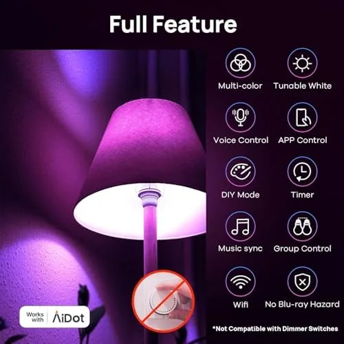 The Linkind Matter Smart Light Bulbs, Work with Apple Home, Alexa in real use