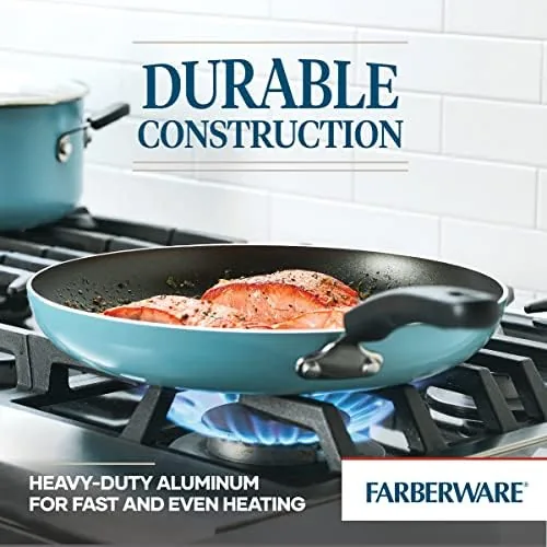 An egg sliding across the DiamondMax nonstick surface of the skillet