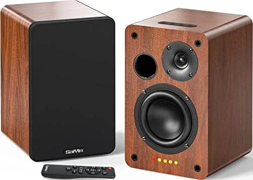 Saiyin Powered Bluetooth Bookshelf Speakers | 40W*2, 4 Inch Woofer, Bluetooth/Optical/Auxiliary/RCAInputs,Sub Out, TV/Turntable/Record Player/PC/Computer Review: Tested and Rated